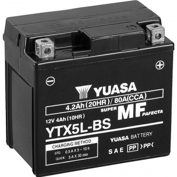 ΜΠΑΤΑΡΙΑ MOTO YUASA YTX5L-BS 12V 4 AH 